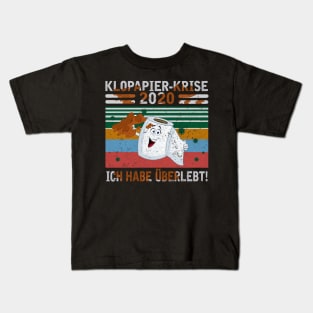 KLOPAPIER-KRISE 2020 Kids T-Shirt